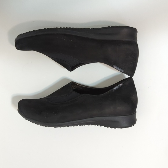 Mephisto black suede AirJet Figura slip-on loafer woman's size 7.5 - Picture 8 of 10